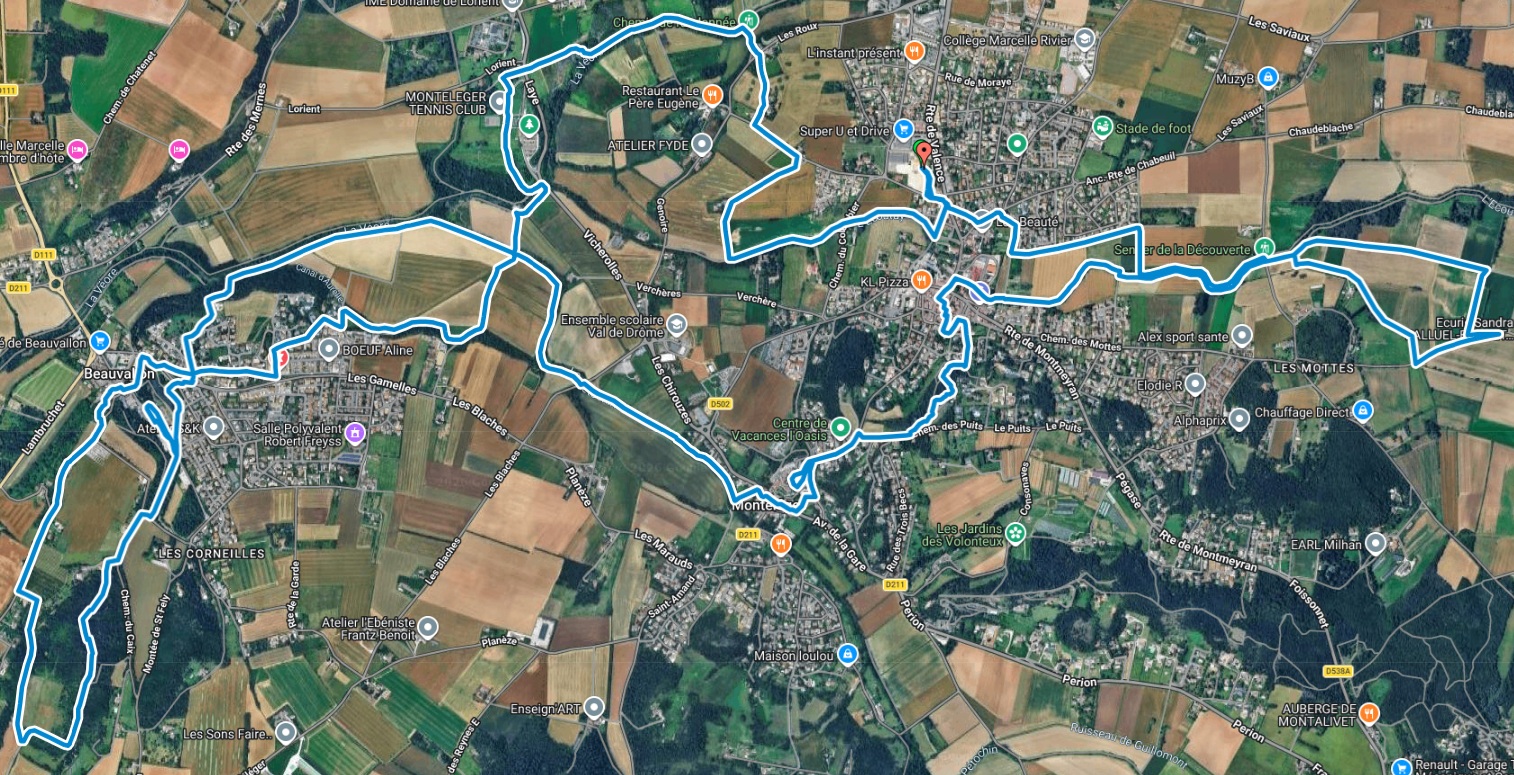 Parcours du 21km