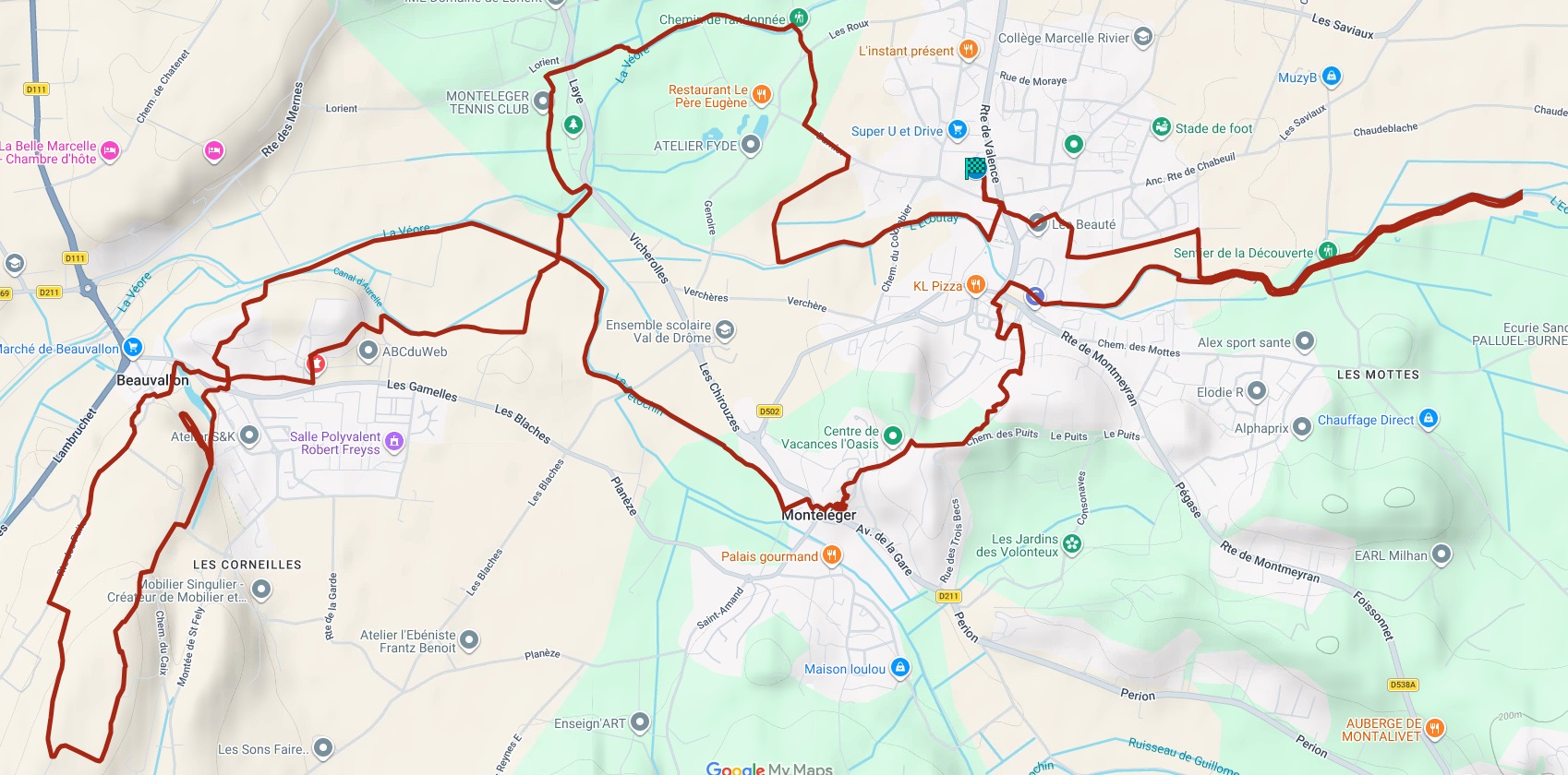 Parcours du 21km